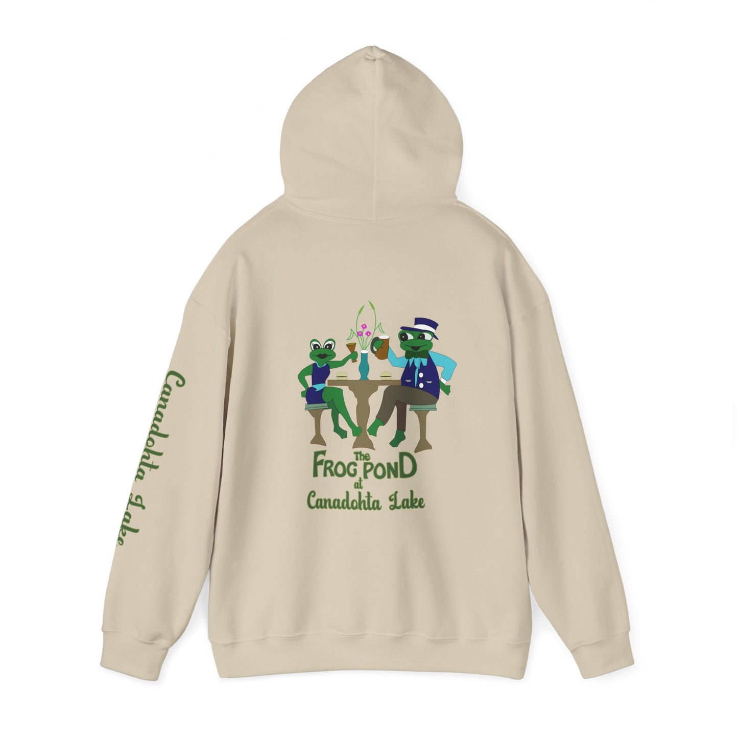 The Frog Pond Hoodie - Full Artwork & Sleeve Detail