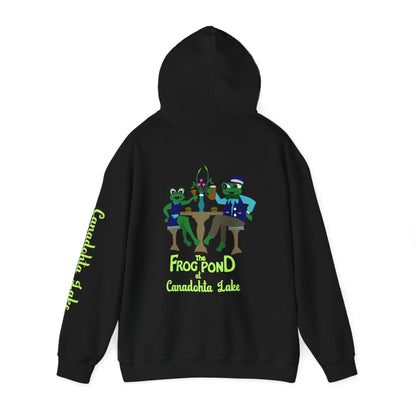 The Frog Pond Hoodie - Full Artwork & Sleeve Detail