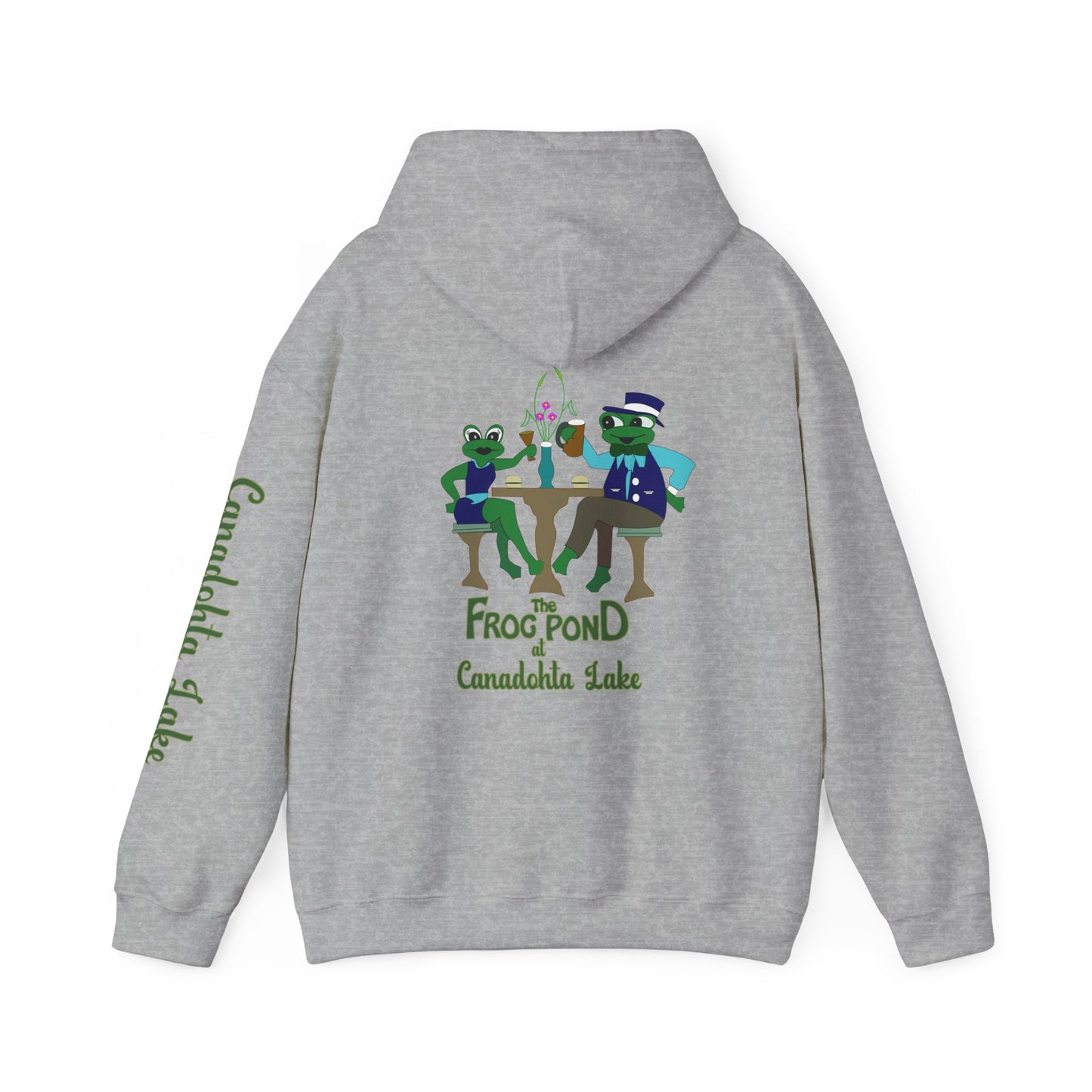 The Frog Pond Hoodie - Full Artwork & Sleeve Detail