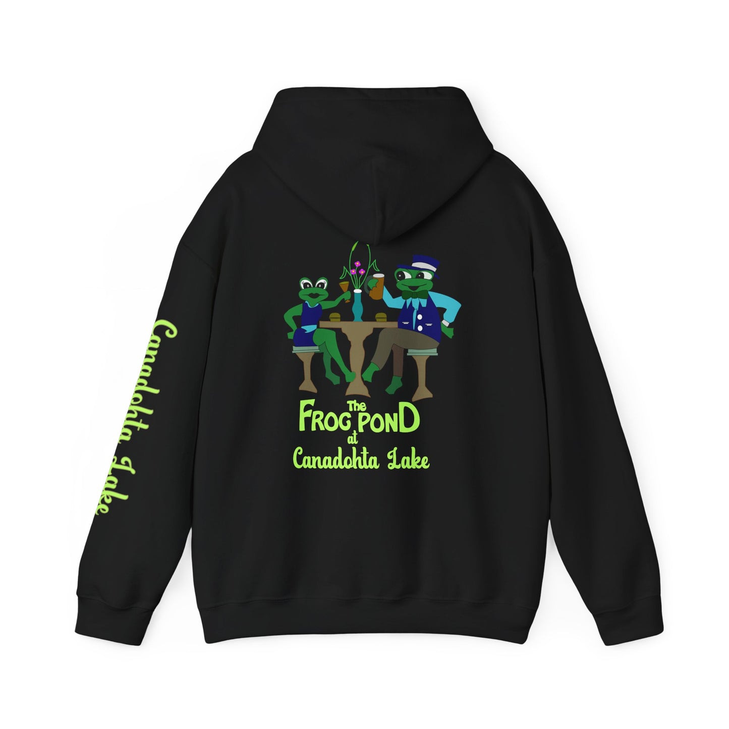 The Frog Pond Hoodie - Full Artwork & Sleeve Detail
