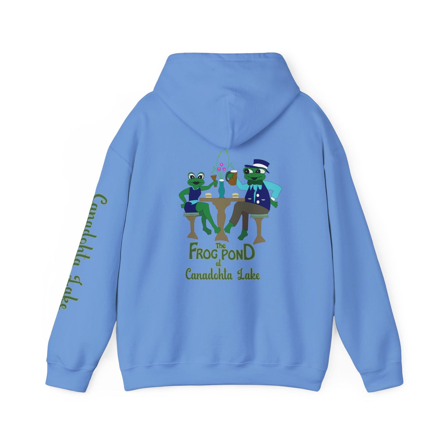 The Frog Pond Hoodie - Full Artwork & Sleeve Detail