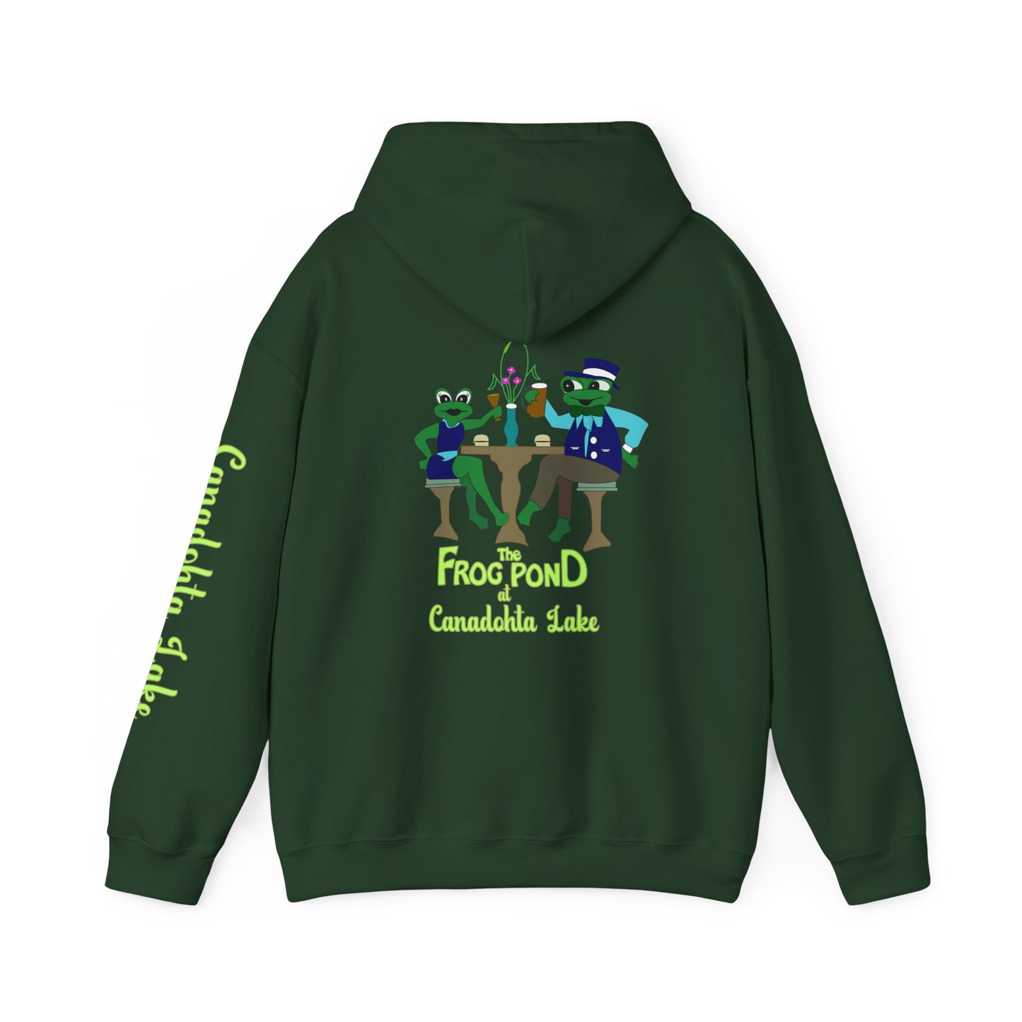 The Frog Pond Hoodie - Full Artwork & Sleeve Detail