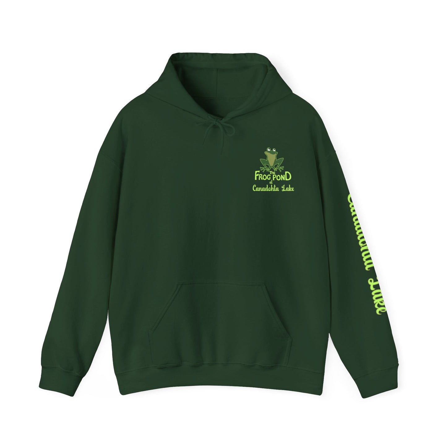 The Frog Pond Hoodie - Full Artwork & Sleeve Detail