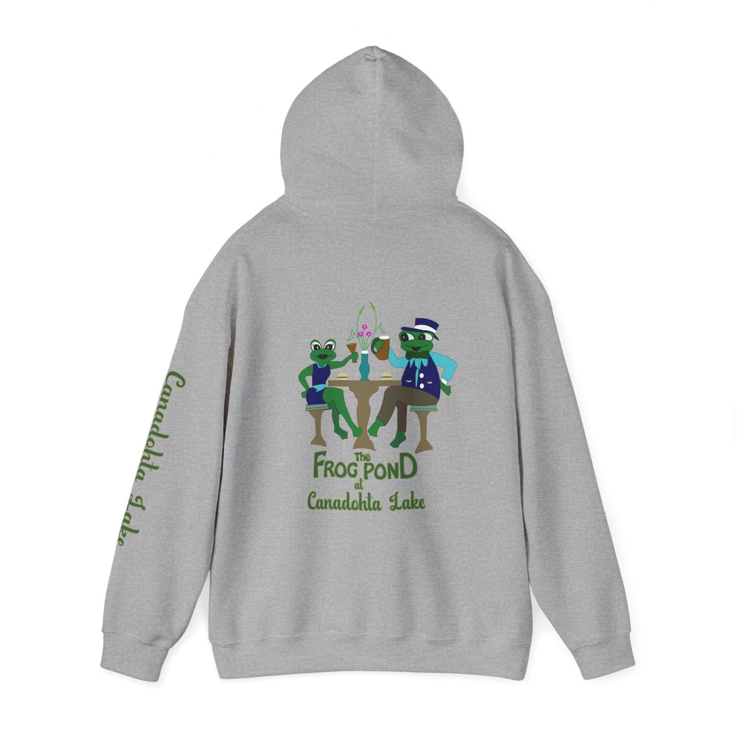 The Frog Pond Hoodie - Full Artwork & Sleeve Detail