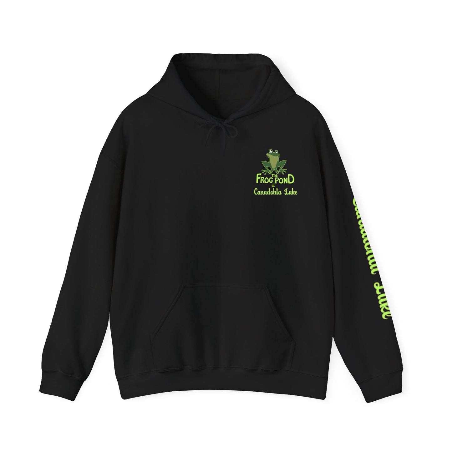 The Frog Pond Hoodie - Full Artwork & Sleeve Detail