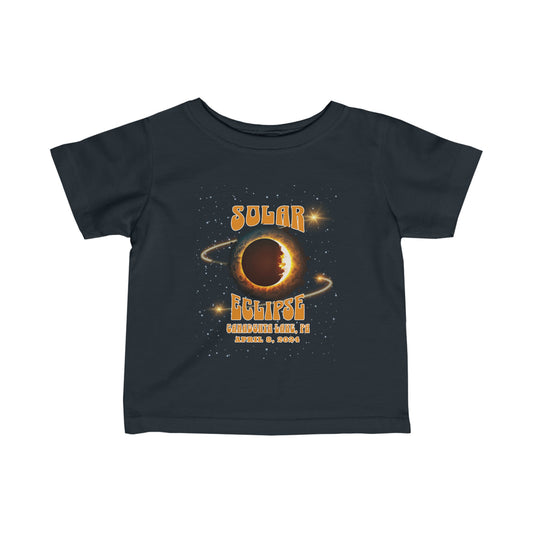 Canadohta Lake Solar Eclipse 2024 - Infant Fine Jersey Tee