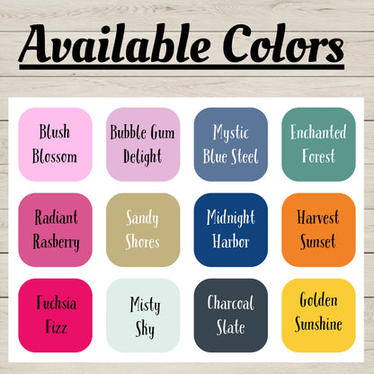 Custom Name Blanket: Personalized Throw in 50"x60" or 60"x80" with Your Choice of 12 Vibrant Colors | Ideal Gift for Boys, Girls, and Adults - Canadohta Custom Creations LLC