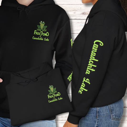 The Frog Pond Signature Hoodie with Sleeve Print