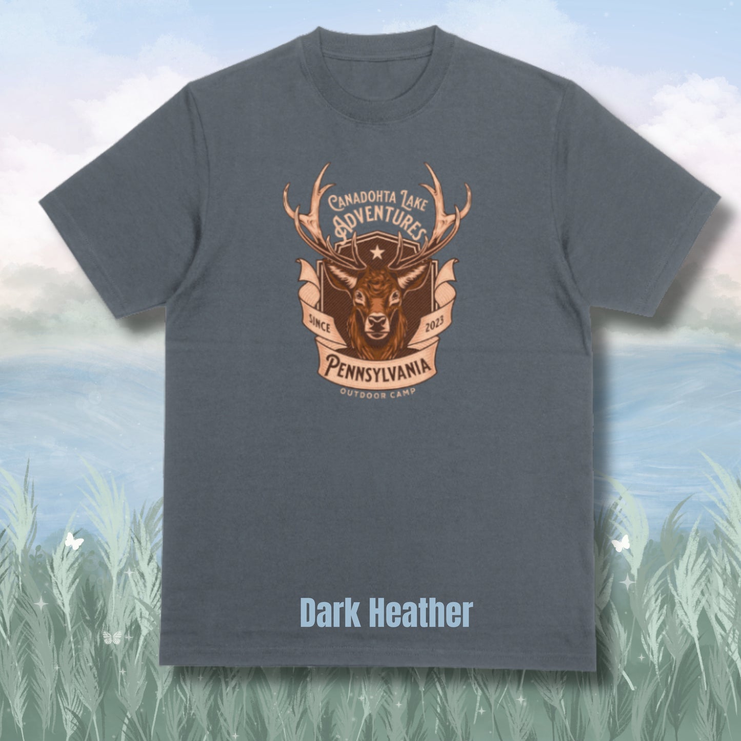 Canadohta Lake Adventures 2023 Buck Wildlife T-Shirt - Perfect Gift for Hunters and Outdoor Enthusiasts - Canadohta Custom Creations LLC