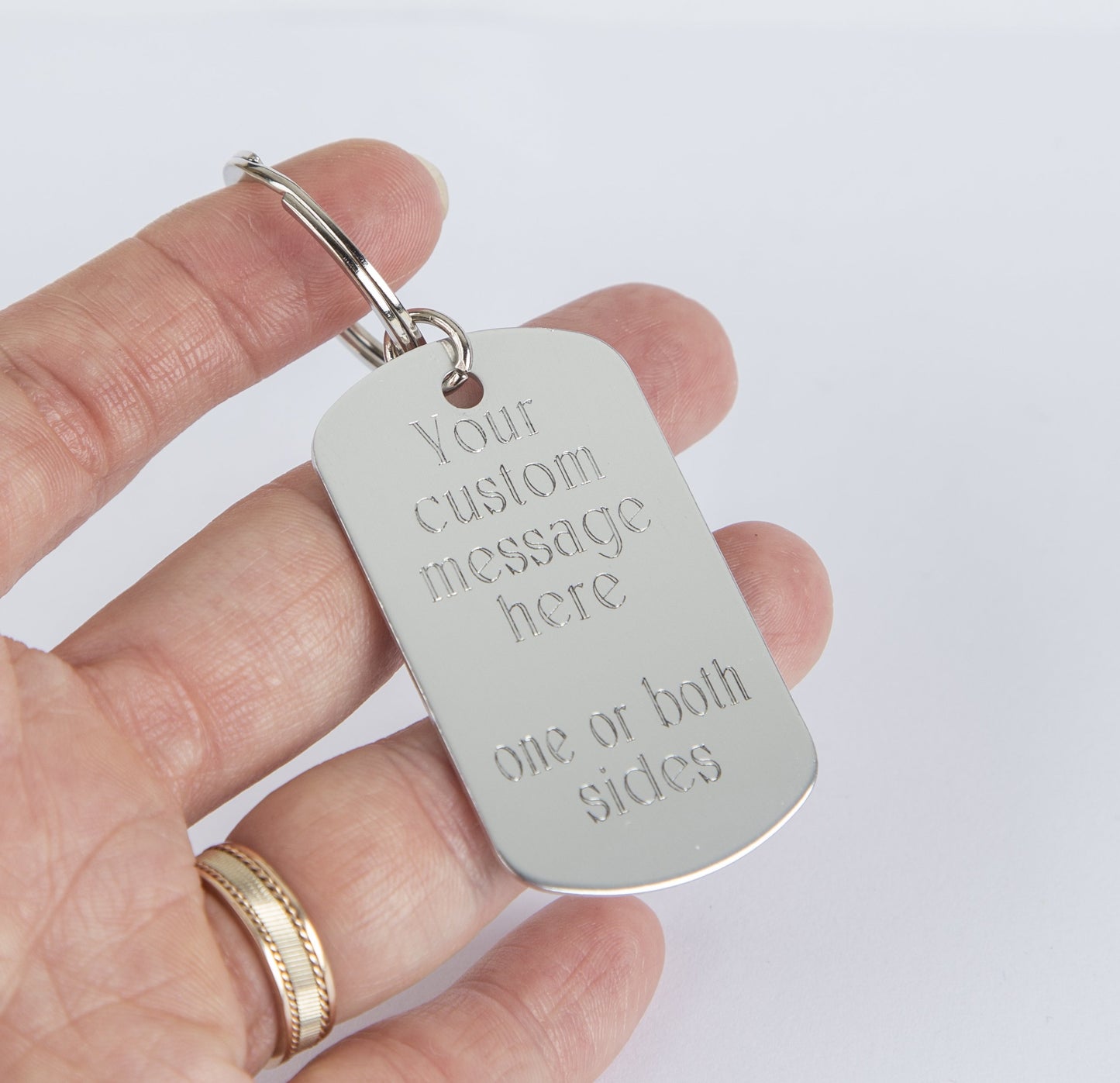 Personalized engraved keychain Custom gift boyfriend friend husband,