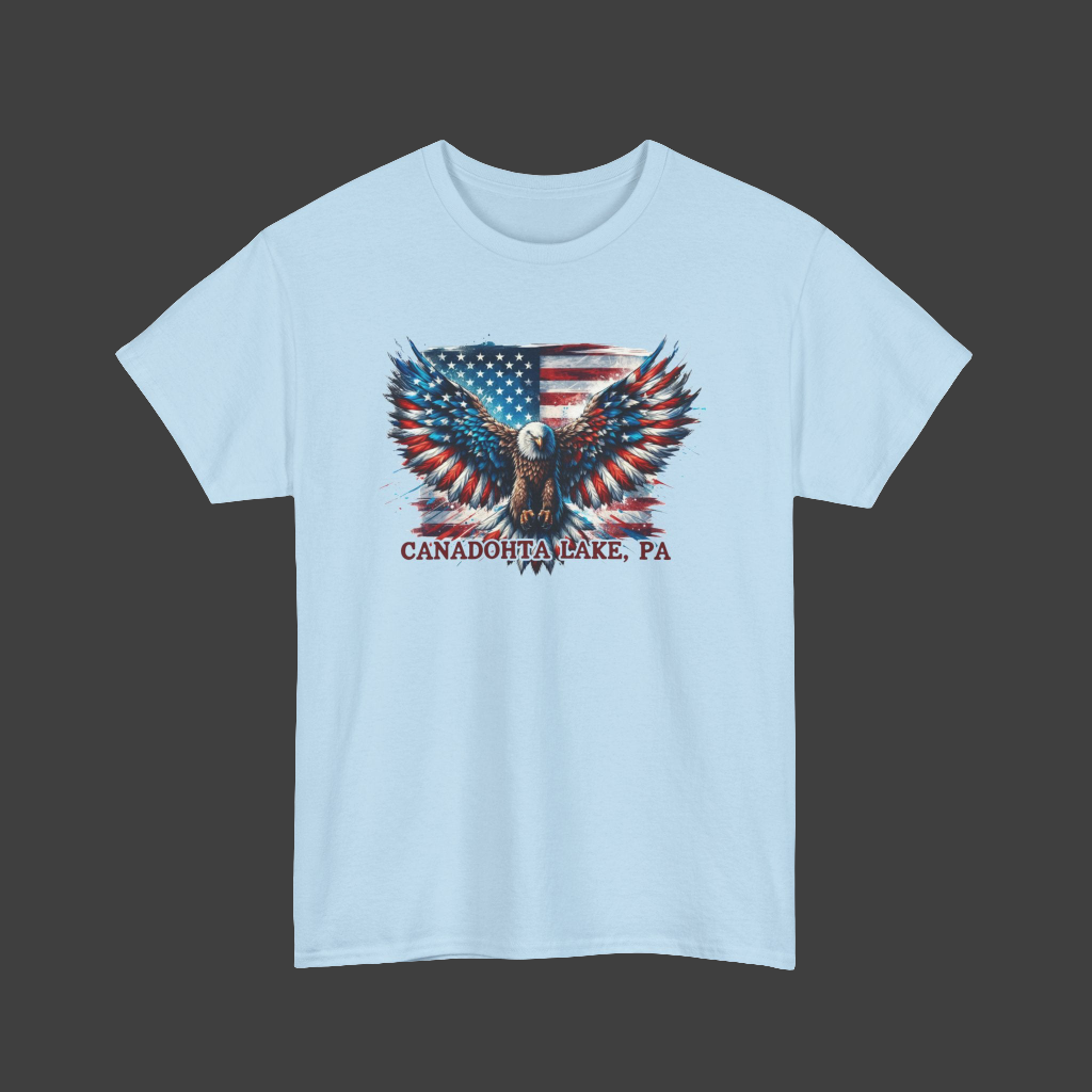 Patriotic Eagle T-Shirt - Canadohta Lake, PA