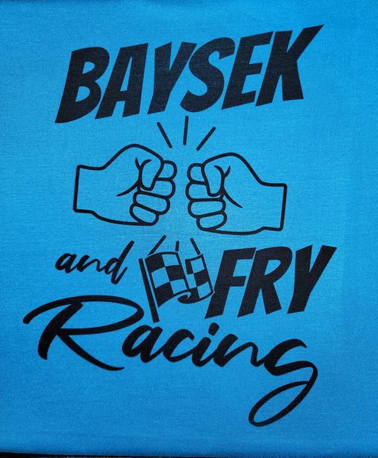 Baysek & Fry Racing Tee - Support your local Canadohta Lake Race Team