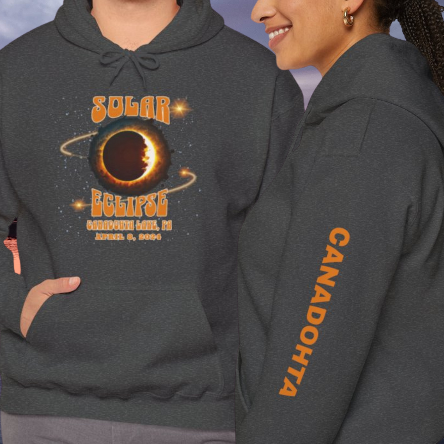 Solar Eclipse 2024 Hoodie - Celebrate in Comfort and Style